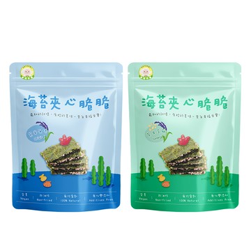 【蝦皮直營】Naturmi幸福米寶-海苔夾心脆脆 30g (全素/非油炸/無化學添加/1歲以上)