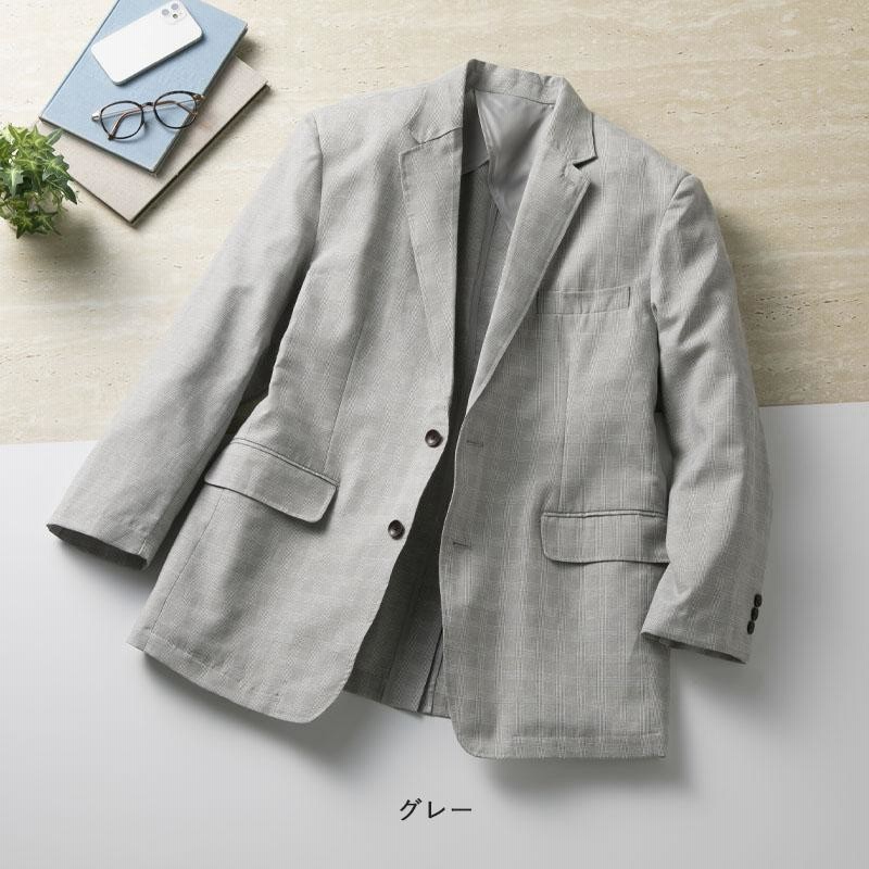 高齢者 お年寄りの服 福字柄 ジャケット メンズ 老人ホームで
