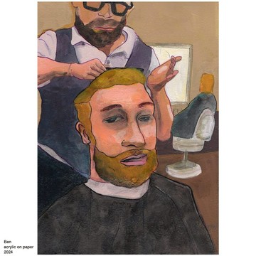 畫作「HAIRCUT」