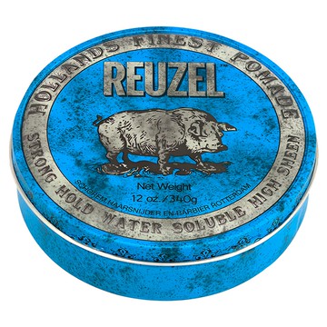 REUZEL 藍豬超強水性髮油 Blue Pomade 強力定型 高光澤  340g  1罐