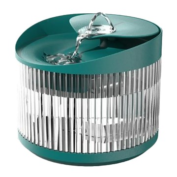 AIWO 艾窩 自動循環飲水機 1.8L容量 適用於貓和小隻犬  森林綠  1個