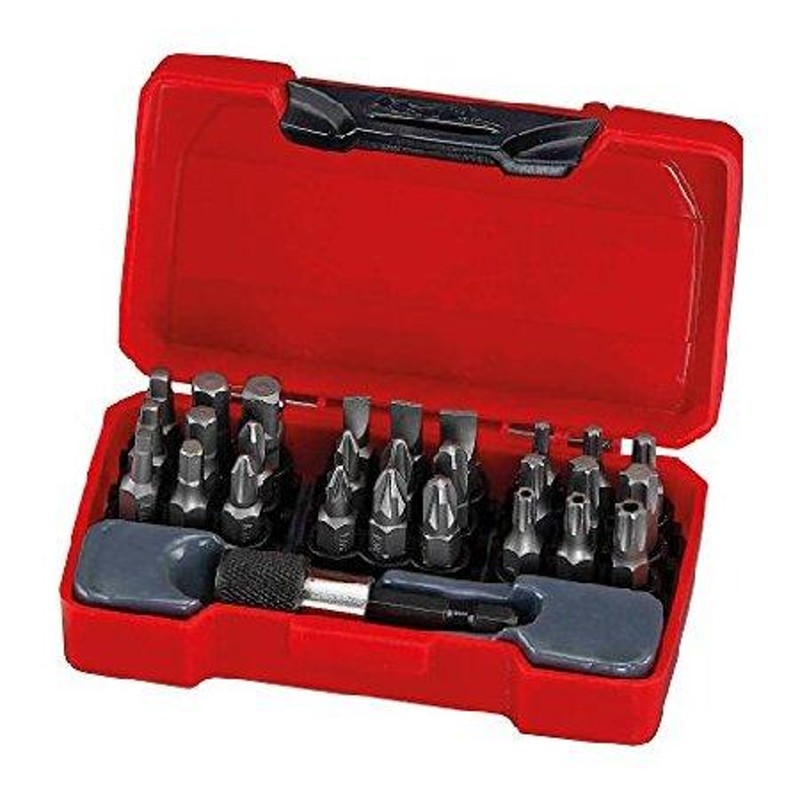 Teng Tools 28ピースビットセット チャックホルダー付き TM028 LINEショッピング