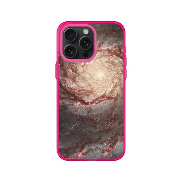 iPhone 15 Pro Max Clear 粉漾桃 - NASA - The Two-faced Whirlpool Galaxy
