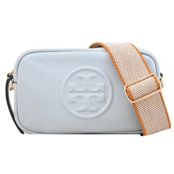 TORY BURCH 178625 Mini Miller 納帕軟皮斜背相機包.淺藍