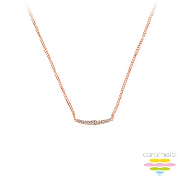 彩糖 鋯石寶石項鍊 笑臉項鍊 桃樂絲 系列