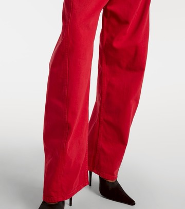 Magda Butrym Belted mid-rise barrel-leg jeans