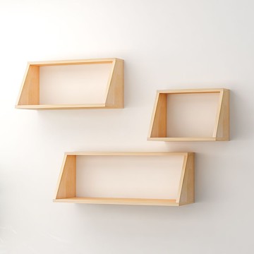 壁掛式墻上櫃子吊櫃臥室免打孔掛墻置物架書架懸掛書架J-488公司貨