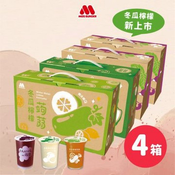 MOS摩斯漢堡 蒟蒻禮盒(190g*15入/盒)4盒組