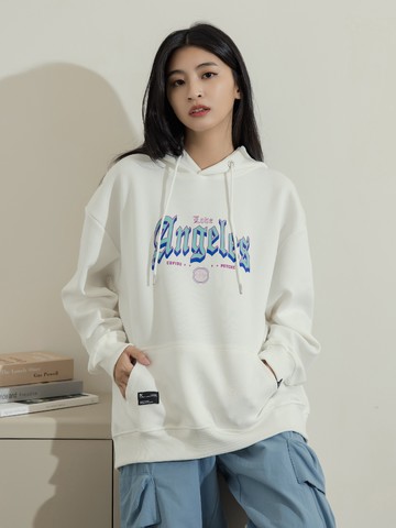 天使恩典背圖長帽T