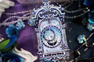 星域鐘月城 PET 紙膠帶 貝殼光 5米卷