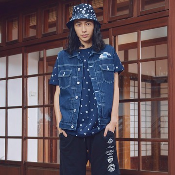 江戶勝｜男裝｜牛仔造型背心