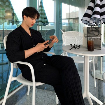 【巴黎精品】現貨+預購 休閒套裝兩件套褲裝-V領T恤休閒長褲男裝2色a1fy36