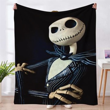 法蘭絨動漫萬圣節感恩節系列絨毯辦公室午睡蓋毯秋冬法蘭絨毛毯