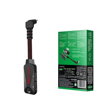 【3合1耳機轉接器】Plextone 適用 VIVO X80 5G 6.78吋 V2183 音頻轉換器