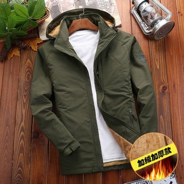 防風防水戶外保暖抓絨外套沖鋒衣男士潮牌秋冬季加絨加厚運動夾克