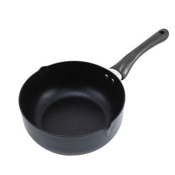 一品川流 樂司廚品 / 鑽石級不沾單把湯鍋-20cm-2支組