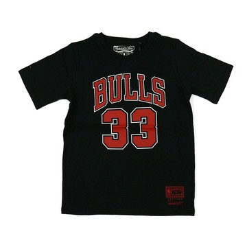 M&N NBA 青少年 N&N 短袖上衣 公牛隊 #33 Scottie Pippen