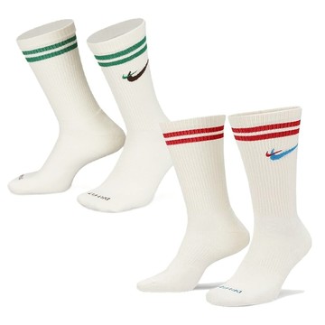 【NIKE】U NK ED PLS CSH CRW 1P 144 AF1 紅/綠 運動襪 1雙 DQ9165 2色任選