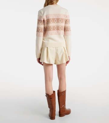 Moncler Jacquard virgin wool sweater