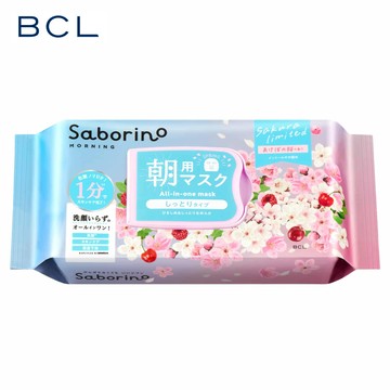 BCL Saborino早安/晚安面膜30枚(爛漫櫻花系列限定)