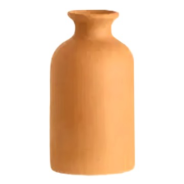 沐慕家居 素色陶瓷花瓶 棕色點點款 可裝水  瓶口4.7cm 高度14cm 底部直徑7.5cm