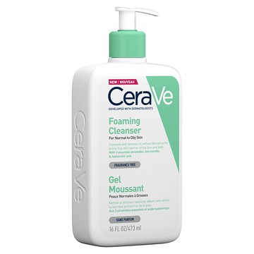cerave適樂膚 溫和泡沫潔膚露473ml