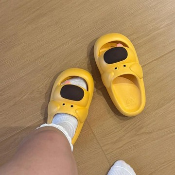 鞋子 小狗涼拖鞋女夏季可愛卡通家居用厚底eva踩屎感包頭外穿防滑拖鞋 厚底拖鞋 踩屎感拖鞋 包頭防水拖鞋 厚底拖鞋女外出