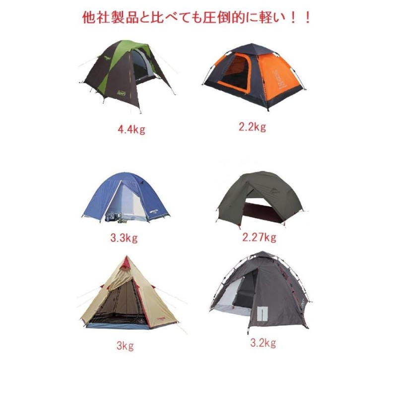 Naturehike テント ネイチャーハイクテント 2人用テント 防水 軽量