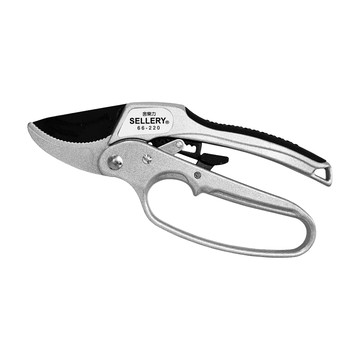 工具仁 枝剪 8英吋 棘輪剪 高碳鋼刀片  1個