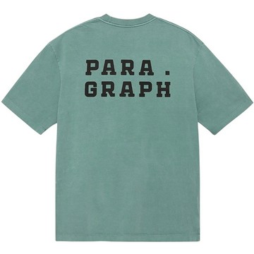 【PARAGRAPH】26SS NO.083 BASIC PIGMENT DYED TEE 短T (水洗綠色)
