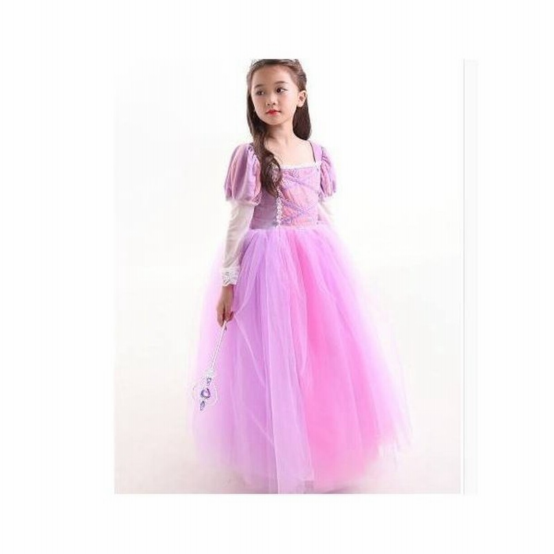 子供ドレス ラプンツェル ワンピース女の子 コスプレ衣装cosplay ジュニア ピアノ 発表会 パーディー 演奏会 フォーマル 入園式 結婚式 ワンピース 通販 Lineポイント最大0 5 Get Lineショッピング