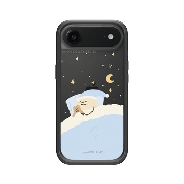 iPhone Air Mod NX -邊框背蓋組合 (相機按鈕) 黑 - 咻咻熊 XiuXiubear - 晚安泥