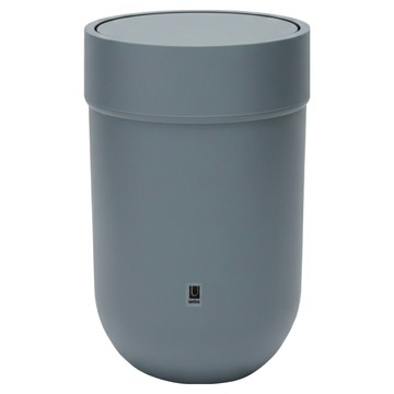 UMBRA Touch 搖擺蓋垃圾桶 6L  煙灰藍  1層