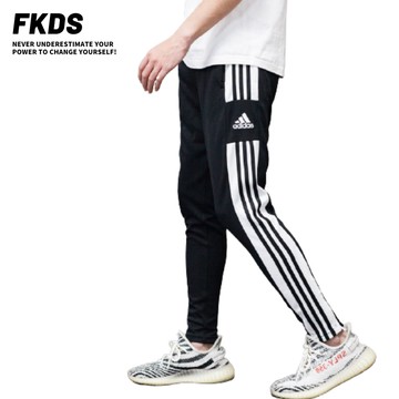 Adidas 愛迪達SQ21 經典線條大側標Logo 運動長褲休閒長褲運動褲長褲