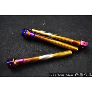 自由人 POSH | PK7 白鐵鍍鈦 M8X65 內外六角 白鐵螺絲 螺絲 一隻入
