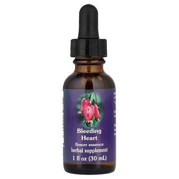 Flower Essence Services, 荷包牡丹，花精華，1 液量盎司（30 毫升）