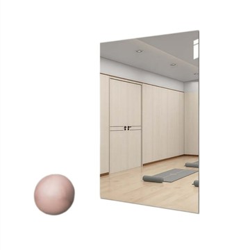 ZHIPU 鏡子 50*150CM 貼牆自粘瑜伽健身 高清成像不碎 亞克力軟鏡