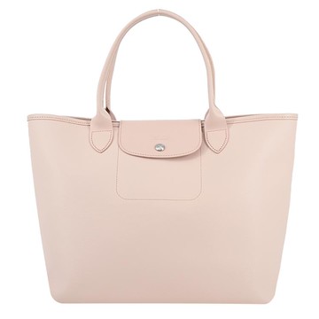 LONGCHAMP LE PLIAGE CITY系列PVC帆布托特包（裸粉）_廠商直送