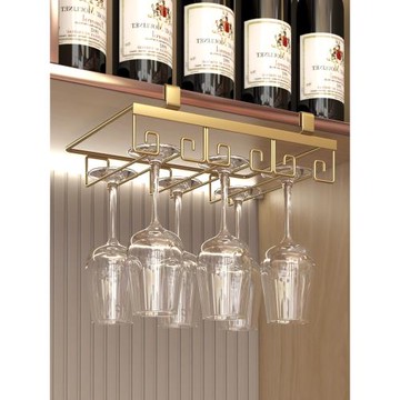 紅酒杯架掛酒杯架懸掛倒掛紅酒架子擺件紅酒架高腳杯架酒柜置物架