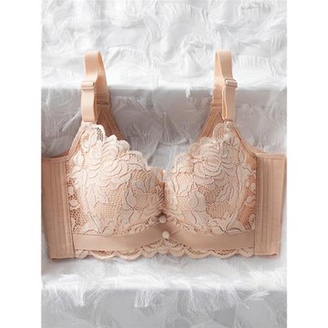 新款小胸上薄下厚超聚攏文胸水袋精油杯記憶鋼圈內衣四扣豐胸按摩