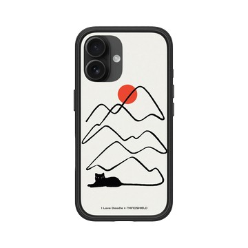 iPhone 16 Mod NX 黑 - ilovedoodle (Lim Heng Swee) - Cat Landscape - Tail 貓咪尾巴