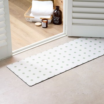 hoi吸水硅藻土橡膠防滑廚房軟地墊