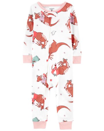 Baby 1-Piece Dragon 100% Snug Fit Cotton Footless PJs