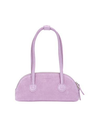BESSETTE SHOULDER Bag_lavender pink suede