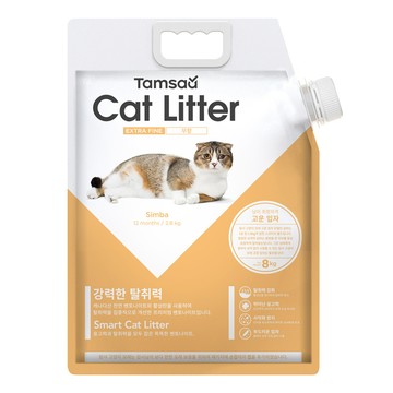 Tamsaa 貓砂 細顆粒型 無香  8kg  1袋