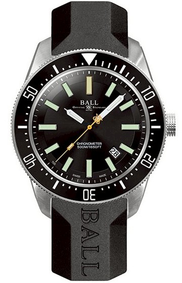 BALL 波爾錶 工程師長官系列 天文台認證 Engineer Master II Skindiver II機械錶(DM3108A-PC-BK)-43mm-黑面膠帶【刷卡回饋 分期0利率】【APP下單點數13倍送】