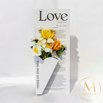 【Floral M】凡爾賽宮花園手綁仿真花20cm(人造花/仿真花/假花/花藝DIY/裝飾花禮)