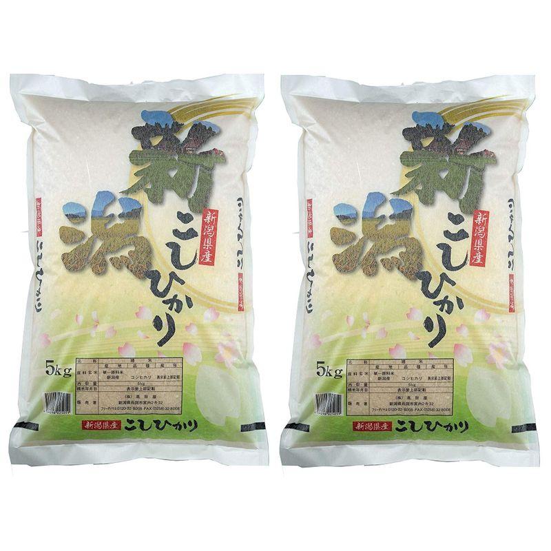 精米 10kg 新潟県産 コシヒカリ 白米 令和4年産（5kg×2))