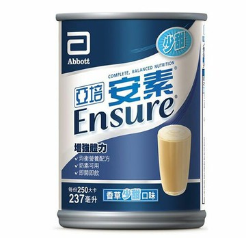 亞培 安素均衡營養配方 香草少甜 237 毫升 32 罐