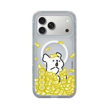 iPhone 17 Pro Max AirX 流變灰 - Maltese線條小狗 - 財富自由
